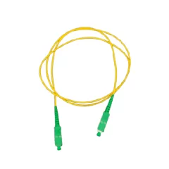 OEM--TCE - LMN-FO-SCA-SCA-01 - Jumper SC-SC Monomodo / APC / Simplex 2 mm / 1 metro / Amarillo-