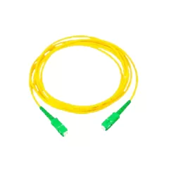 OEM--TCE - LMN-FO-SCA-SCA-02 - Jumper SC-SC Monomodo / APC / Simplex 2 mm / 2 metros / Amarillo-