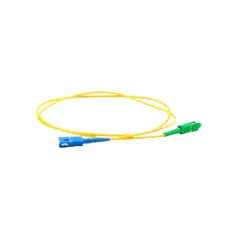 OEM--TCE - LMN-FO-SCU-SCA-01 - Jumper SC UPC-SC APC Monomodo / Simplex 2 mm / 1 metro / Amarillo-