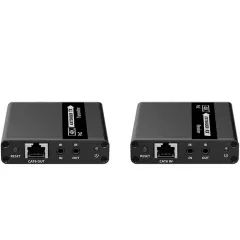SAXXON--SAXXON LKV223P - Kit extensor de video HDMI/ Resolucion 4K/ 60 Hz/ Hasta 70 metros con Cat6/ 6A/ 7 Cero latencia/ Loop HDMI/ Soporta HDR/ Infra rojo de 2 Vias/ Salida de audio/ Se energiza solo el transmisor-
