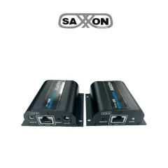 SAXXON--SAXXON LKV372PRO-4.0 - Kit extensor de video HDMI/ Resolucion 4K/ CAT 6/ 6A Cobre / PoC/ Hasta 50 metros/ Loop HDMI en transmisor/ Transmisor IR/ Plug and play/ Solo se Energiza el Transmisor-