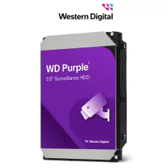 WESTERN DIGITAL--WESTERN DIGITAL WD102PURP - Disco Duro de 10TB Purple PRO/ Especial para Videovigilancia con IA/ Tecnología IA AllFrame/ Interface: Sata 6 Gb/s / Cache 512 M / Hasta 64 Cámaras/ 32 Secuencias de IA para Análisis de Aprendizaje Profundo-