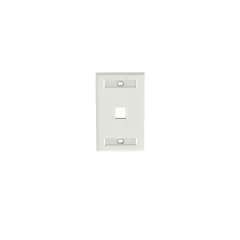 PANDUIT--PANDUIT NK1FWHY - Faceplate de pared / 1 puerto / Color Blanco /La placa frontal NetKey™ es compatible con un módulo Keystone-