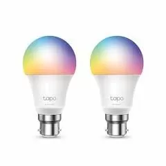 TAPO--TP-LINK - TAPO L535E(2-PACK) - Foco LED Inteligente RGB con WiFi y función multicolor, equivalente a 75 Watts. Paquete con 2 piezas #2025TPL-