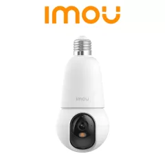 IMOU--IMOU BulbCam 3MP (IPC-K6C-3H1WEB-E27-imou)- Cámara de 3MP/ Disuasión activa/ Modo privacidad/ Detección de humanos & Vehículos/ Audio bidireccional/ Full Color/ Smart tracking (No incluye Foco)-