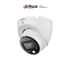 DAHUA--DAHUA DH-IPC-HDW1839TP-A-IL-0280B-S6 - Cámara IP Domo de 8MP con resolución 4K, lente de 2.8 mm y ángulo de visión de 105°. Equipado con iluminador dual, micrófono integrado, IR de 30m, DWDR, H.265, PoE. protección IP67.-