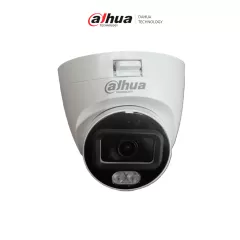 DAHUA--DAHUA DH-HAC-HDW1209TLQN-A-LED-0280B-S3 - Cámara Domo Full Color de 2 MP con lente de 2.8mm y ángulo de 103°. Micrófono integrado, iluminación de 20m, tecnología Starlight y DWDR. Resistente con IP67, ofrece instalación rápida y visión clara en baja luz.-