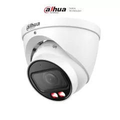 DAHUA--DAHUA IPC-HDW2549T-ZS-IL - Cámara IP Domo de 5MP con Lente Motorizado de 2.7 a 13.5, Full Color con Lluminador Dual Inteligente de 40 Metros, WizSense, Micrófono integrado, IP67, WDR, PoE, Ranura para MicroSD, #LoNuevo-