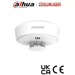 DAHUA--DAHUA WISUALARM HY-HT10A -Detector de Calor Autónomo, Monitoreo Constante de Temperatura, Detección Rápida de Incendios de Clase A1(54°C to 65°C)Sonido de Alarma de 85dB, Certificaciones CE,Batería No Remplazable d hasta 10años-