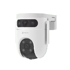 EZVIZ--EZVIZ CS-H9C/10MP | Cámara PT Doble Lente / 10 MP (5MP+5MP) / IA Detección Humana y Vehículo / Visión Nocturna a Color / Sirena y Luz Estroboscópica / Vista Simultánea de Cámara PT y Cámara Fija / IP65 / Audio-