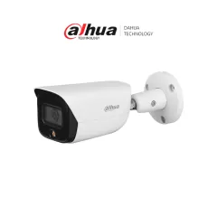 DAHUA--DAHUA DH-IPC- HFW3449E-AS-LED - Cámara IP 4MP/ Fullcolor/ 2.8mm/ WizSense/ SMD Plus/ Detección de humanos y vehículos/ Led Luz calida 30m/ Ranura MicroSD/ E&S de alarma/ IP67/ PoE-