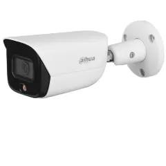 DAHUA--DAHUA DH-IPC- HFW3449E-AS-LED - Cámara IP 4MP/ Fullcolor/ 2.8mm/ WizSense/ SMD Plus/ Detección de humanos y vehículos/ Led Luz calida 30m/ Ranura MicroSD/ E&S de alarma/ IP67/ PoE-