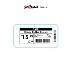 DAHUA--DAHUA DHI-ESL-E021C-NF - Etiqueta electrónica ofrece comunicación Bluetooth y una interfaz interactiva con soporte para 256 colores e indicadores LED. Ideal para mostrar información clara y actualizable en tiempo real.-