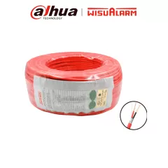 DAHUA--DAHUA WISUALARM 2X18AWG - Bobina de 305 Metros de Cable Blindado para Alarma de Incendio/ 2x18A AWG/ Listado UL/ retardante de flama UL105°C/ 2 Hilos Calibre 18/ Grado Ignífugo VW-1/-