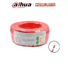 DAHUA--DAHUA WISUALARM 2X16AWG - Bobina de 305 Metros de Cable Blindado para Alarma de Incendio/ 2x16A AWG/ Listado UL/ Retardante de flama UL105°C/ 2 Hilos Calibre 16/ Grado Ignífugo VW-1/-
