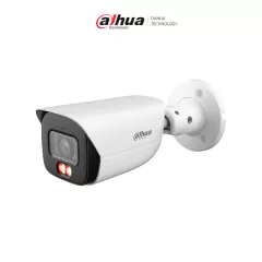 DAHUA--DAHUA DH-IPC-HFW3249E-S-IL - Cámara IP Bullet de 2 MP/ WizSense/Iluminador dual/ Lente de 2.8 mm/ 107° de Apertura/ Micrófono integrado/ IR de 50 m / SMD 4.0 / AI SSA / Quick Pick/ Ranura MicroSD/ WDR Real de 120 dB / PoE / IP67 /-