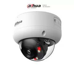 DAHUA--DAHUA DH-IPC-HDBW3449E-AS-IL - Cámara IP Domo Antivandálica de 4 Megapíxeles con Iluminador dual/ WizSense/ Lente de 2.8 mm/ 107 Grados de Apertura/ IR de 50 Metros/ SMD 4.0/ AI SSA/ 1 E&S de Alarma y Audio/ Ranura para MicroSD/ IP67/ IK10/ PoE/-