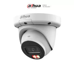 DAHUA--DAHUA DH-IPC-HDW3449QM-S-IL - Cámara IP Domo de 4 Megapíxeles con Iluminador dual/ WizSense/ Lente de 2.8mm/ 102 Grados de Apertura/ Microfono Integrado/ IR de 50 Metros/ SMD 4.0/ AI SSA/ H.265+/ Ranura para MicroSD/ WDR Real de 120 dB/-