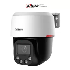 DAHUA--DAHUA DH-SD2C400NA-B-PV-0400-S2-PRO Cámara IP PT de 4Megapixeles/ WizColor/ SMD3.0/ Lente 4mm/ Protección perimetral/ audio bidireccional/ Disuasión activa/ ranura MicroSD/ IP66 y PoE-