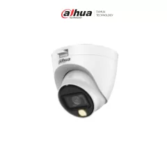 DAHUA--DAHUA HAC-HDW1801TLQ-IL-A - Cámara domo 4k Iluminador Dual con 8 MP, lente de 2.8 mm, ángulo de visión de 106°, IR de 20 m, WDR real de 120 dB, iluminación dual y micrófono integrado. Ideal para monitoreo en cualquier condición-