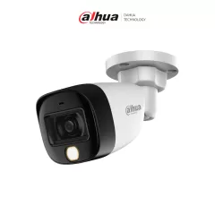 DAHUA--DAHUA HAC-HFW1801C-IL-A - Cámara bullet ofrece resolución 4K de 8 MP, iluminador dual para entornos oscuros, lente de 2.8 mm con ángulo de 106°, alcance IR de 20 m, WDR real de 120 dB, tecnología Super Adapt y micrófono integrado-