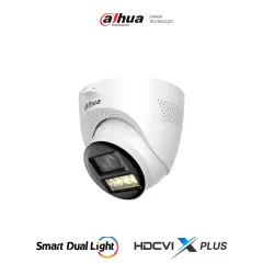 DAHUA--DAHUA DH-HAC-HDW1200TQ-IL-T- Cámara Domo de 2 Megapíxeles 1080P/ HDCVI X Plus/ Iluminador Dual Inteligente/ Audio Bidireccional/ Apertura de Hasta 111°/ Iluminación de Hasta 40m/ Fabricada en Metal + Plastico-