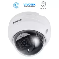 VIVOTEK--VIVOTEK FD9369 - Cámara IP Domo exterior 2 Megapixeles, Lente fijo 2.8mm, Iluminadores Smart IR 30m, Smart Motion, Micrófono integrado, Ranura MicroSD, Protección IP66, IK10, Smart Stream III, NDAA, ONVIF-