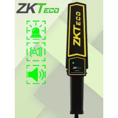 ZKTECO--ZKTECO D100S - Detector portátil con batería de litio, alarma configurable y 75 decibeles de intensidad. Ideal para seguridad, fábricas y educación.-
