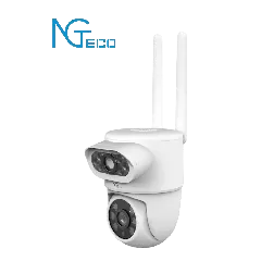 ZKTECO--NGTECO NGSH01C8AN- Cámara PTZ WiFi , 4MP , Lente Dual , Monitoreo 2 Áreas , Detección Humana , Audio 2 Vías ,Paneo y Tildeo ,Almacenamiento Local y en la Nube-