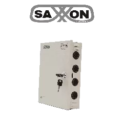 SAXXON--SAXXON SX10A9CH - Fuente de Poder Profesional 12 VCD / 10 Amperes / 9 Canales / 1.1 Amperes por Canal / Protección contra Sobrecargas / Led Indicador de Funcionamiento-