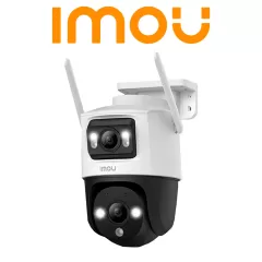 IMOU--IMOU Cruiser Dual 8MP (IPC-S7XN-8M0WED) - Cámara IP PT Wifi Dual de 8MP con lente fijo y PT de 3MP, visión nocturna de 30m, micrófono y altavoz integrados, audio bidireccional y inteligencia artificial-