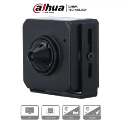 DAHUA--DAHUA IPC-HUM4231S-L4 - Camara IP Pinhole de 2 Megapixeles/ Lente de 2.8mm/ 96 Grados de Apertura/ Microfono Integrado/ H.265/ 1 E&S de Audio/ WDR Real de 120 dB/ Videoanaliticos con IVS/-