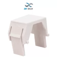 SBE TECH--SBE TECH BLANKWT - Inserto para faceplate color blanco (1 pieza), inserto ciego-