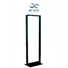 SBE TECH--SBE TECH SBE-RR719/45UR - Rack de acero de 7 FT de altura/ 45 UR / 19" de ancho / Color Negro / Sobre pedido (Compatible con tornillos SBE-JTACERO6MM)-