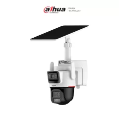 DAHUA--DAHUA DH-IPC-PTS2649C-3E3Z-4GB20, Cámara PT Solar 4G WizColor/ Dual 3 + 3MP/ SMD 3.0/ Disuasión Activa/ Audio bidireccional/ Zoom Híbrido Inteligente/ Auto tracking Lite/ Modo AOV (“Always-On Video”)/ IP 66/ Ranura Micro SD/ #LoNuevo-