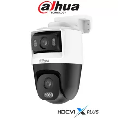 DAHUA--DAHUA DH-HAC-PTS1500CN-E2-IL-A - Cámara PT de Doble Lente 2+2 Megapíxeles HDCVI / HDCVI X PLUS/ Iluminador Dual Inteligente/ Micrófono Incorporado/ Iluminación de Hasta 50m de Distancia/ Campo de Visión de Hasta 111°/ Policarbonato-