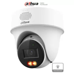 DAHUA--DAHUA IPC-PT1239H-PV-0280B - Cámara PT IP domo de 2 Megapixeles / Lente de 2.8 mm/ 30 Metros de Iluminación Dual Inteligente/ Audio dos vías/ Detección de humanos y vehículos/ Protección Perimetral/ Disuasión activa/ PoE/ IP66/-