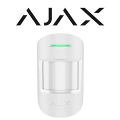 AJAX--AJAX CombiProtectW - Detector inalámbrico combinado de rotura de cristal y movimiento. Color Blanco (28267.06.WH3)-