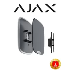 AJAX--Ajax StreetSiren DoubleDeck + Brandplate - Paquete que Incluye la Sirena inalámbrica para exteriores StreetSiren DoubleDeck color negro y la Brandplate, placa frontal personalizable en color negro-