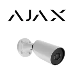 AJAX--Ajax BulletCam (8 Mp/2.8 mm) - Camara IP Bullet 8 Megapixeles con IA y Micrófono/ H.265/ 20 Fps/ Lente de 2.8mm/ Angulo de 100°-110°/ IR DE 35 Mts/ IP65/ PoE/ WDR/HDR. Color Blanco-