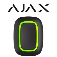 AJAX--AJAX Button B - Botón inteligente multifuncional. Botón de pánico / Control de dispositivos de automatización / Silenciar alarmas de detectores de incendios. Color Negro (28202.26.BL3)-