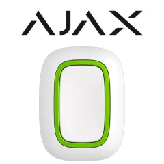 AJAX--AJAX Button W - Botón inteligente multifuncional. Botón de pánico / Control de dispositivos de automatización / Silenciar alarmas de detectores de incendios. Color Blanco (28203.26.WH3)-