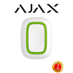 AJAX--AJAX Button W - Botón inteligente multifuncional. Botón de pánico / Control de dispositivos de automatización / Silenciar alarmas de detectores de incendios. Color Blanco (28203.26.WH3)-