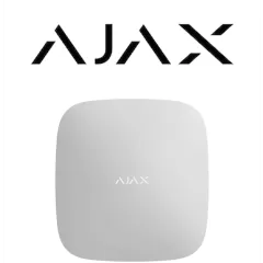 AJAX--AJAX Hub 4G - Panel de alarma Ethernet y conexión 4G LTE color Blanco APP AJAX PRO IOS y Android hasta 100 dispositivos Hasta 50 Usuarios Hasta 15h de duración de la batería/ NO compatible con dispositos WINGS/-