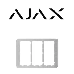 AJAX--AJAX Frame (3 seats) - Marco para instalación de LightSwitch de 3 espacios.-
