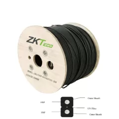 OEM--TCE - ZKGJXFH-01CG657A2-2KM - Fibra Óptica Drop Plana, Interior/Exterior G.657A2 Monomodo de 1 hilo (unifibra), Dieléctrica, , Forro LSZH Negro Carrete de 2 km/-