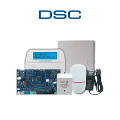 DSC--DSC Pro Basic - Paquete Pro 32 zonas con comunicador IP integrado/ Panel HS3032/ Teclado HS2LCDPRO / Fuente HS65WPSNA / Sensor LC203 / Gabinete PC5003-