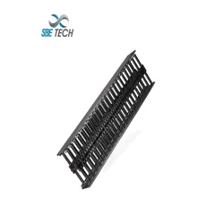 SBE TECH--SBE TECH SBE-OVNL45UR Organizador de cable vertica / 45 ur / Doble lado / Frontal y Posterior-