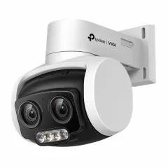 VIGI--TP LINK VIGI C540V | Cámara PTZ IP FullColor con Doble Lente 4MP, 4-12MM, Zoom Optico 3× e instantáneo, Mircro SD, Protección IP66 Audio Bidireccional, Alarma con Luz, IP 66-
