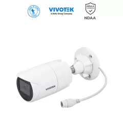 VIVOTEK--VIVOTEK IB9383-HV - Camara IP bullet exterior 5 MP, Smart IR 30mts , WDR Pro, Lente Fijo 3.6 mm , Smart VCA, Deep Search, Microfono Integrado, Protección IP66, IK10, SNV, Ciberseguridad Trend Micro, NDAA, ONVIF-